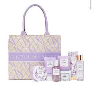VICTORIA'S SECRET The Balance Ritual Kit lavender gift sets Pink bag lingerie